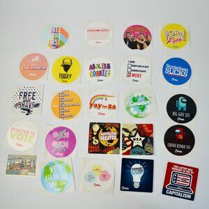 TPUSA Charlie Kirk Stickers Lot of 24 NEW No Duplicates